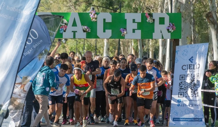 Area 60 finish line