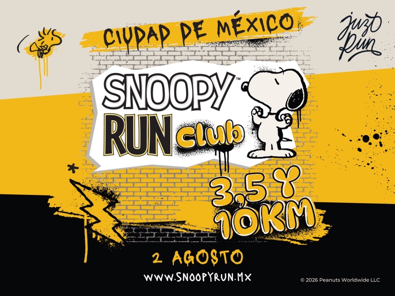 Snoopy Run Cdmx finish line